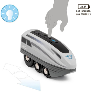 Vláčkodráha mašinka - Elektrická s pohonem, Nejrychlejší turbo (Brio)