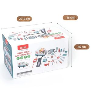 Hrací sada tématická - Ambulantní dřevěná (UMU)