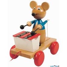Tahací hračka - Xylofón myš (Woody)