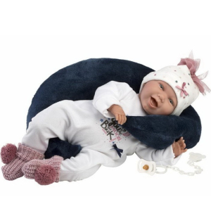 Panenka Llorens - NEW BORN, polštář zvuk 42cm