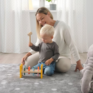 Zatloukačka - Dřevěná UPPSTA, 8 kolíků (Ikea)