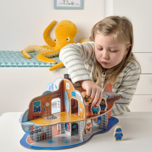 Tématický set dřevěný - Ponorka BLAVINGAD, 11ks (Ikea)