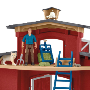 Schleich - Farma, Velká stodola se zvířaty a příslušenstvím