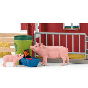 Schleich - Farma, Velká stodola se zvířaty a příslušenstvím