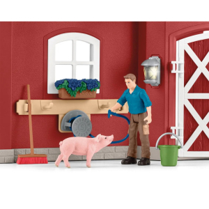 Schleich - Farma, Velká stodola se zvířaty a příslušenstvím