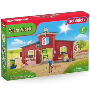 Schleich - Farma, Velká stodola se zvířaty a příslušenstvím