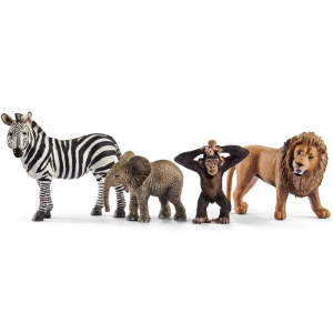 Schleich - Zvířátka set, Divoká 4ks