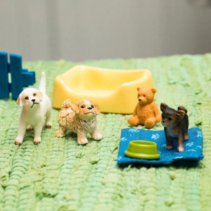 Schleich - Farma, Ohrádka se štěňátky