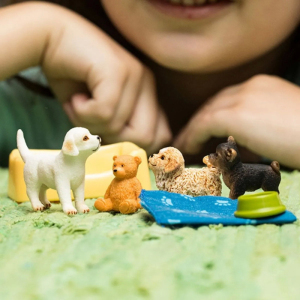 Schleich - Farma, Ohrádka se štěňátky