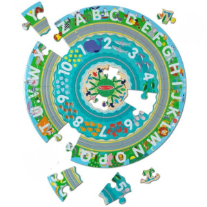 Puzzle podlahové - S natahovacími vozidly, Kruh (M&D)