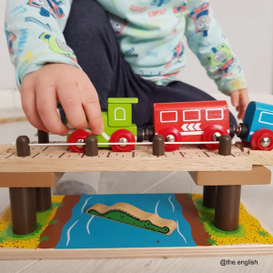 Vláčkodráha most - Safari (Bigjigs)