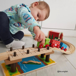 Vláčkodráha most - Safari (Bigjigs)