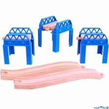Vláčkodráha mosty - Set mostní konstrukce (Bigjigs)