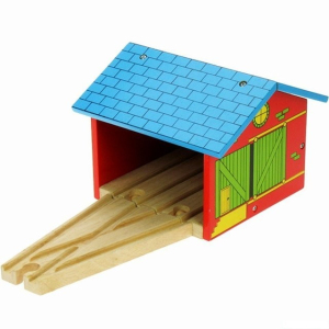 Vláčkodráha depa - Depo dvojmístné (Bigjigs)