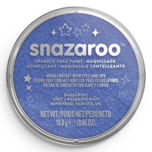 Snazaroo - Barva 18ml, Třpytivá modrá (Sparkle Blue)