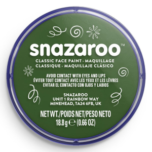 Snazaroo - Barva 18ml, Zelená tmavá (Dark Green)