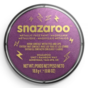 Snazaroo - Barva 18ml, Metalická fialová (Electric Purple)