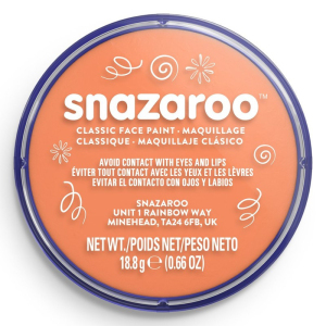 Snazaroo - Barva 18ml, Oranžová meruňková (Apricot)