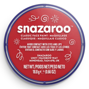 Snazaroo - Barva 18ml, Červená (Bright Red)