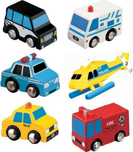 Vláčkodráha auta - Záchranářská auta (Maxim)