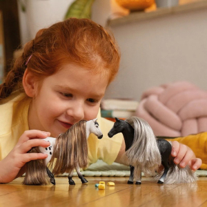Schleich - Koňský salón, Doplněk ocas a hříva šedé