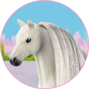 Schleich - Koňský salón, Doplněk ocas a hříva šedé