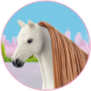 Schleich - Koňský salón, Doplněk ocas a hříva hnědé