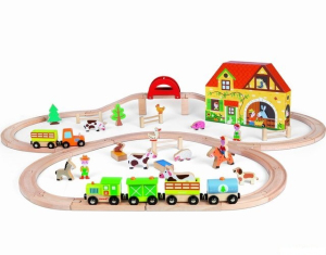 Vláčkodráha Janod - Story Express Farma, 54 dílů