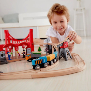 Vláčkodráha Hape - Busy City, 51 dílů