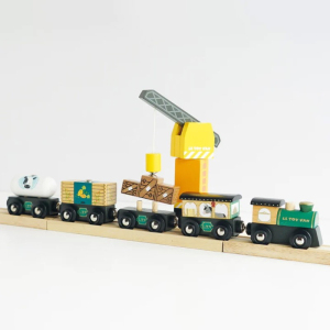 Vláčkodráha vláček - Nákladní vlak Green (Le Toy Van)