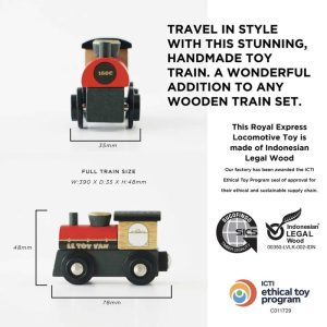 Vláčkodráha vláček - Vlak Royal Express (Le Toy Van)