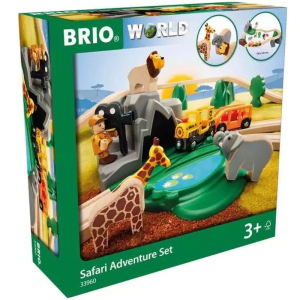 Vláčkodráha Brio - Sada safari, 26 dílů