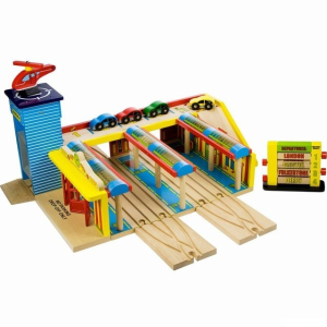 Vláčkodráha zastávky - Velké hlavní nádraží (Bigjigs)