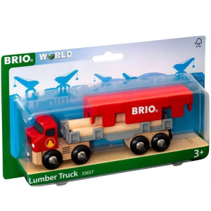 Vláčkodráha auto - Tahač se dřevem (Brio)