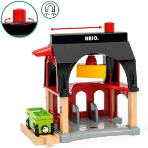 Vláčkodráha budova - Stáj pro zvířata (Brio)