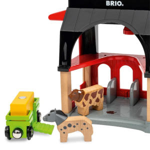 Vláčkodráha budova - Stáj pro zvířata (Brio)