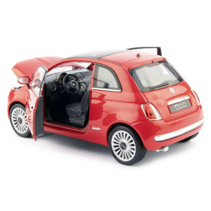 Kovový model - Auto Fiat 500 (2007), 1:24, 1ks