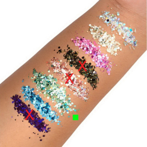 PaintGlow - Třpytky gelové, 12ml Holographic zelené