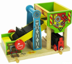 Vláčkodráha budovy - Násypka na uhlí (Bigjigs)