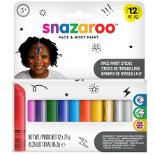 Snazaroo - Tužky na obličej, 12 barev