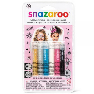 Snazaroo - Tužky na obličej, 6 barev, Dívčí