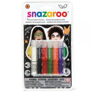 Snazaroo - Tužky na obličej, 6 barev, Strašidla