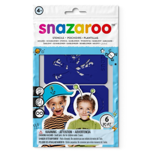 Snazaroo - Šablony na obličejové barvy 6ks, Chlapecké