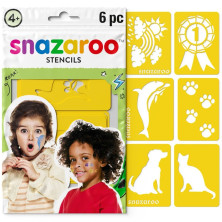 Snazaroo - Šablony na obličejové barvy 6ks, Zvířátka