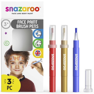 Snazaroo - Štětce s barvou, Dobrodružství, 3 barvy