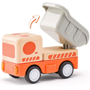 Auto - Dřevo-plast, Nakladač se zvuky a světlem na setrvačník (Woody)