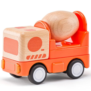 Auto - Dřevo-plast, Míchačka se zvuky a světlem na setrvačník (Woody)