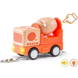 Auto - Dřevo-plast, Míchačka se zvuky a světlem na setrvačník (Woody)