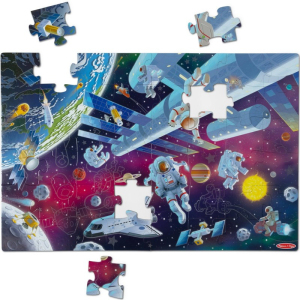 Puzzle podlahové - Vesmírné svítící ve tmě (M&D)