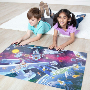 Puzzle podlahové - Vesmírné svítící ve tmě (M&D)